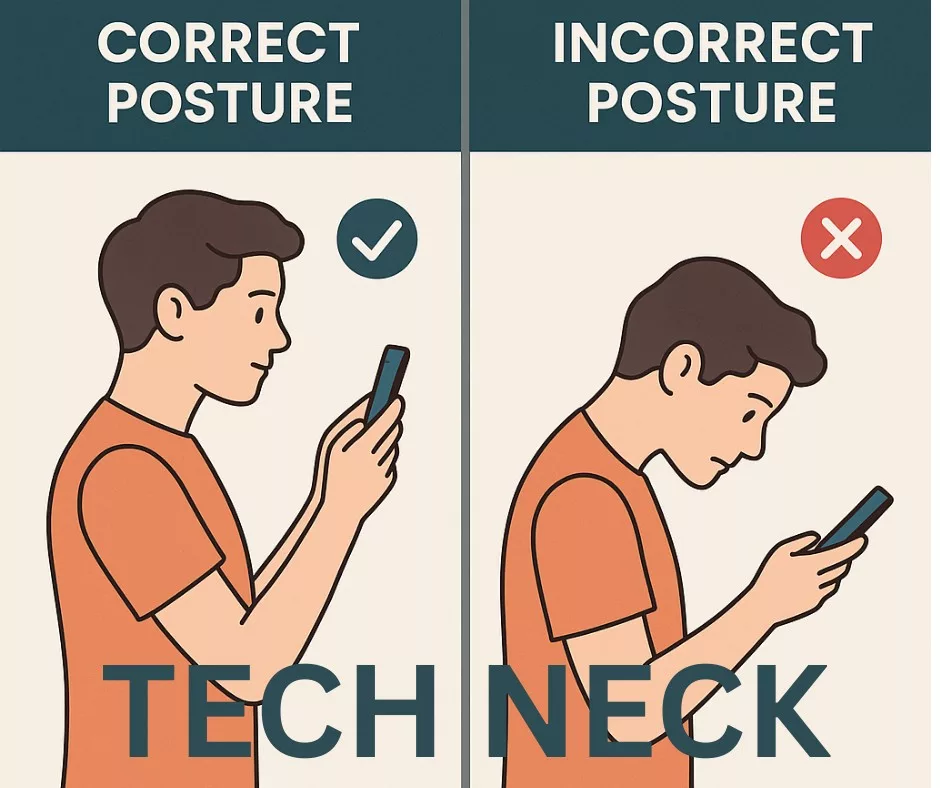 tech neck posture correction newmarket